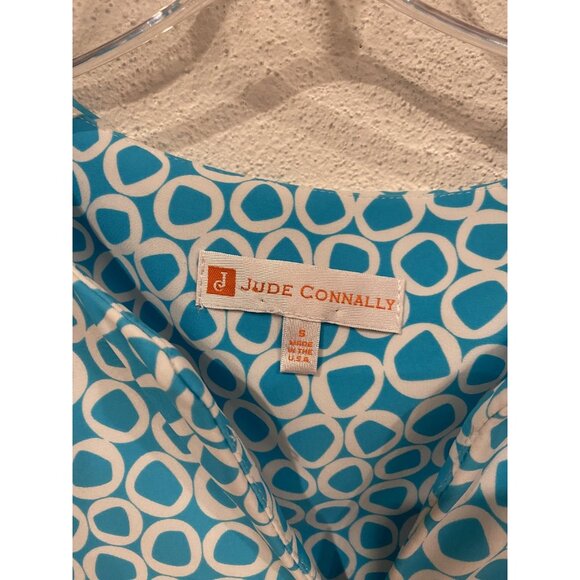 Jude Connally Dress Womens Small Geometric Sleeveless Shift Made in USA Summer - Picture 2 of 4